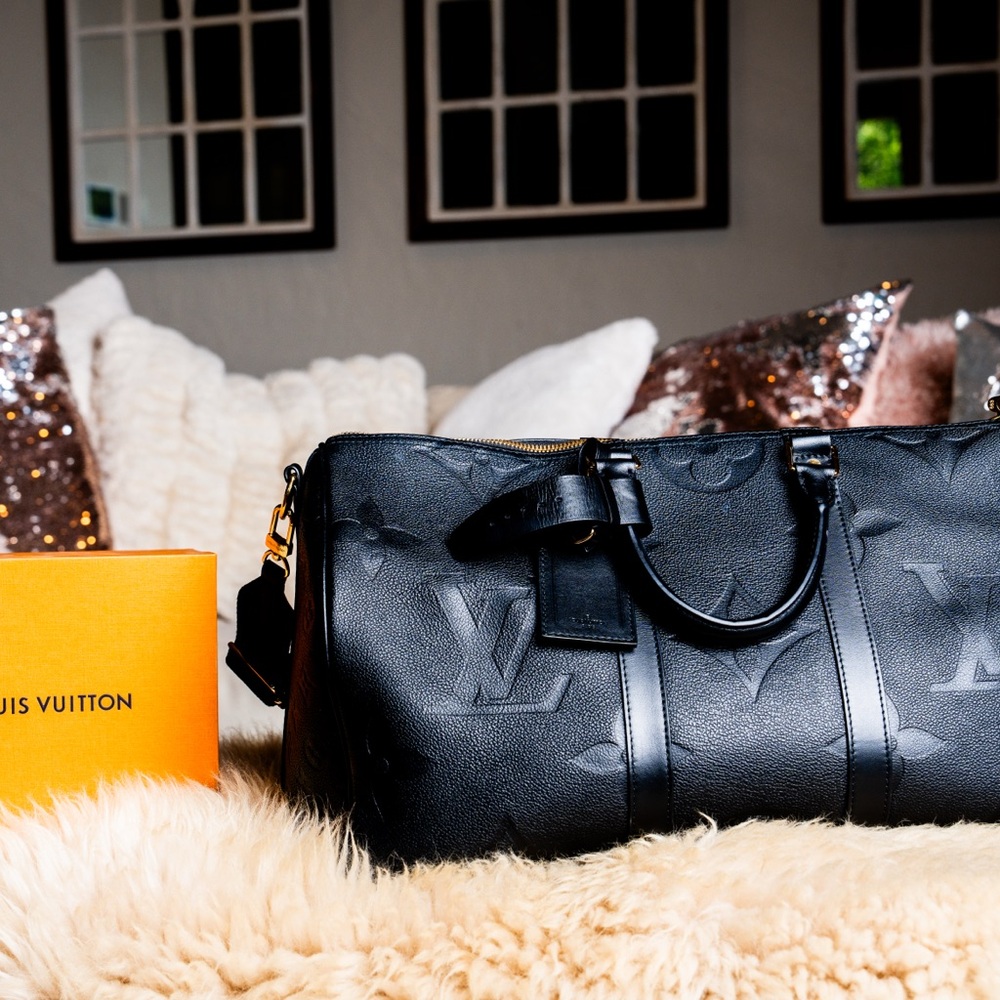 Louis Vuitton Leather Duffle